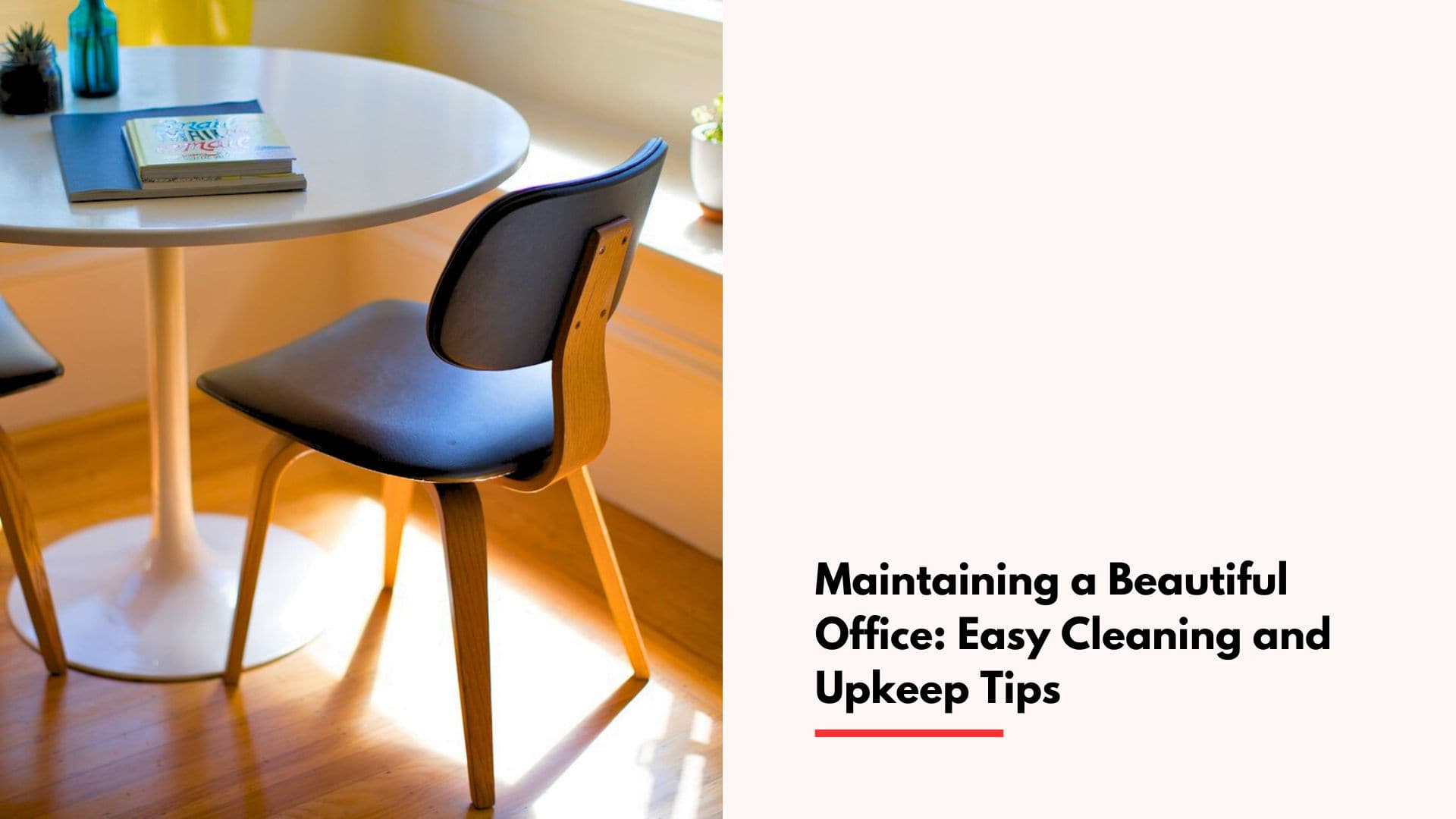 Maintaining a Beautiful Office Easy Cleaning and Upkeep Tips cover