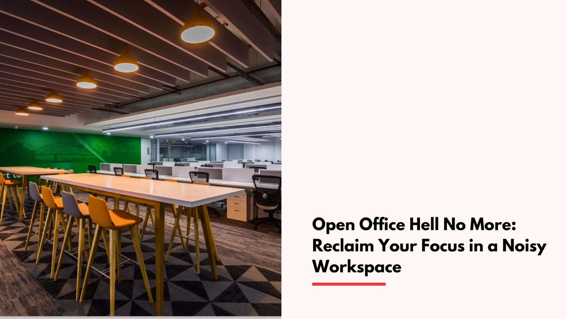 Open Office Hell No More: Reclaim Your Focus in a Noisy Workspace cover