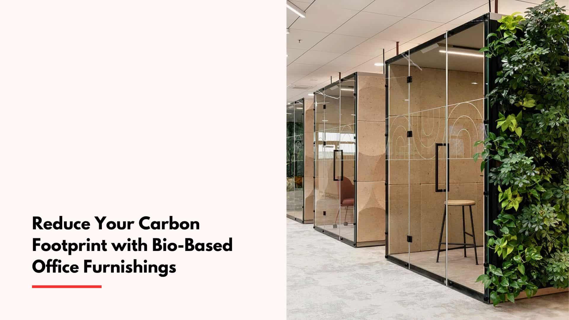 Reduce Your Carbon Footprint with Bio-Based Office Furnishings cover