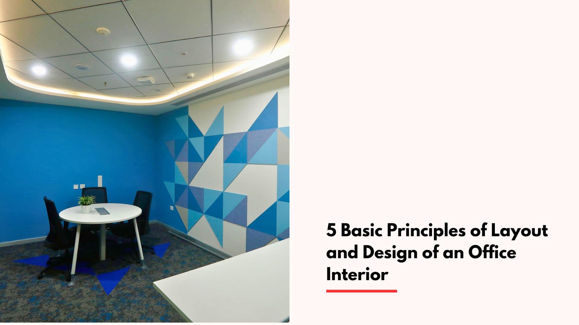 5 Basic Principles of Layout and Design of an Office Interior