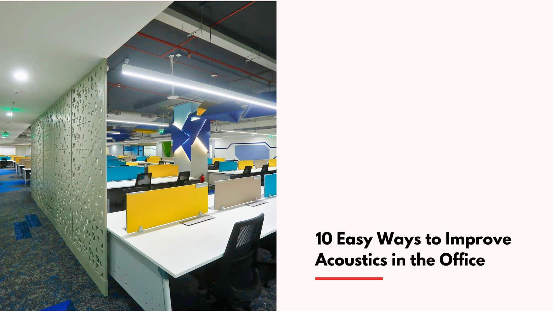10 Easy Ways to Improve Acoustics in the Office