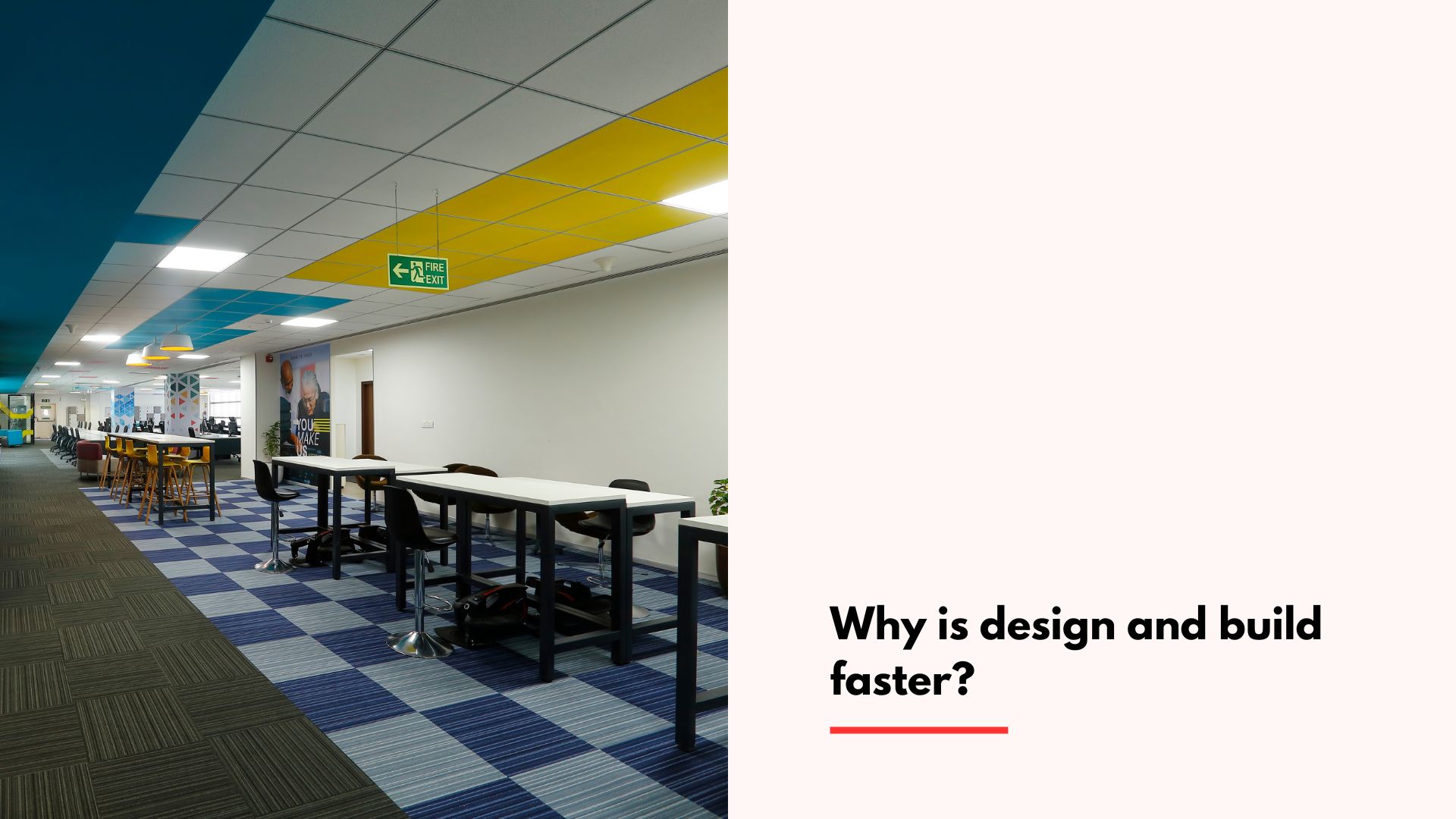 Why is design and build faster?