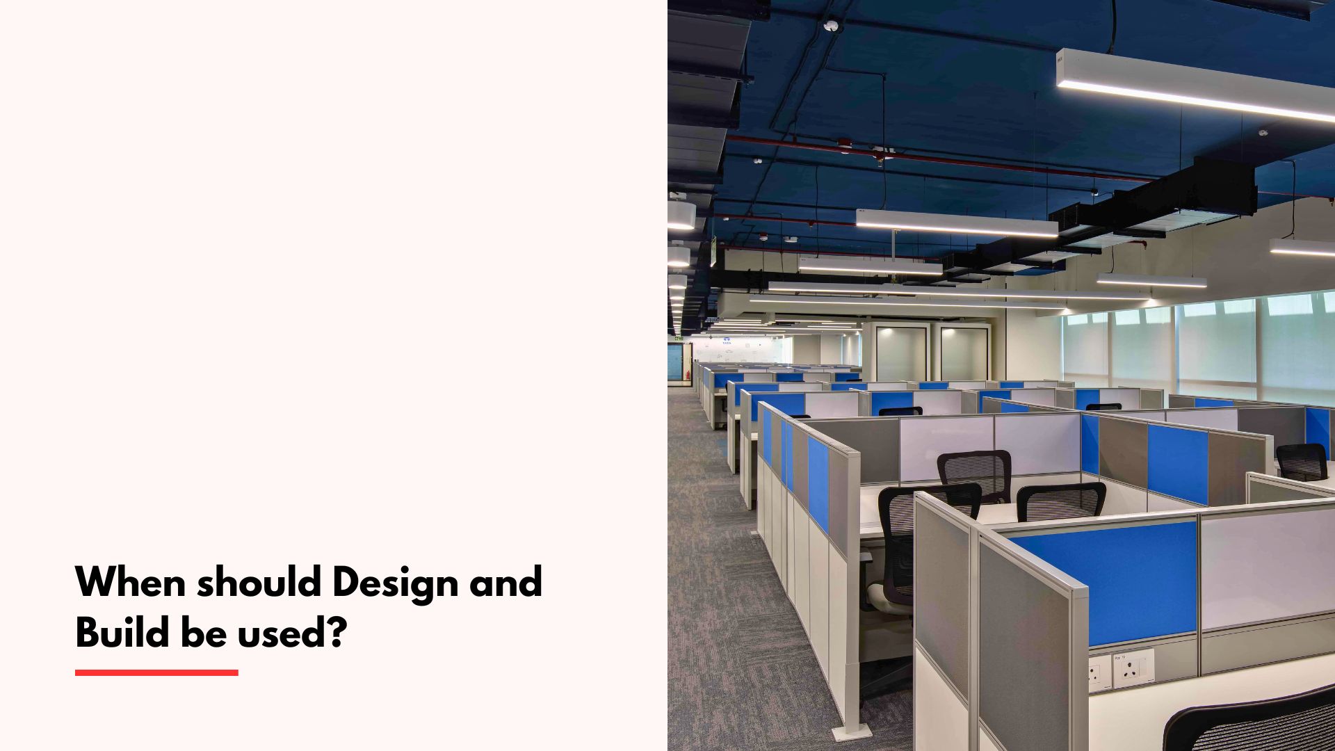 When should Design and Build be used?