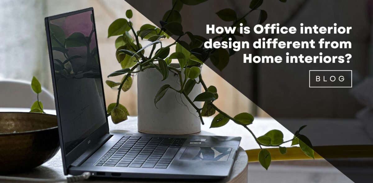 How is office interior design different from home interiors?