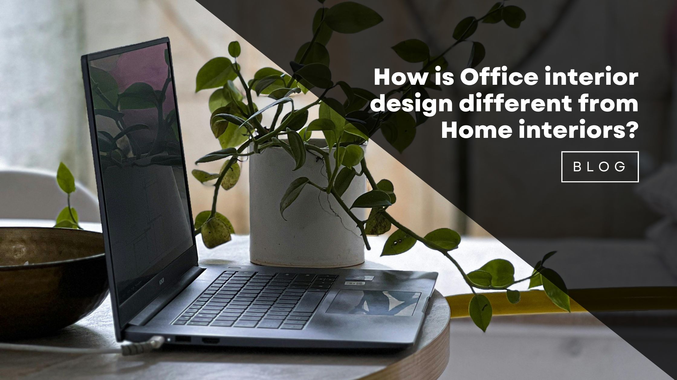 How is office interior design different from home interiors?